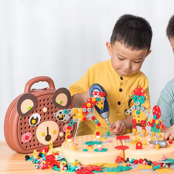 Boite a outils puzzle magique de jeu pour enfants